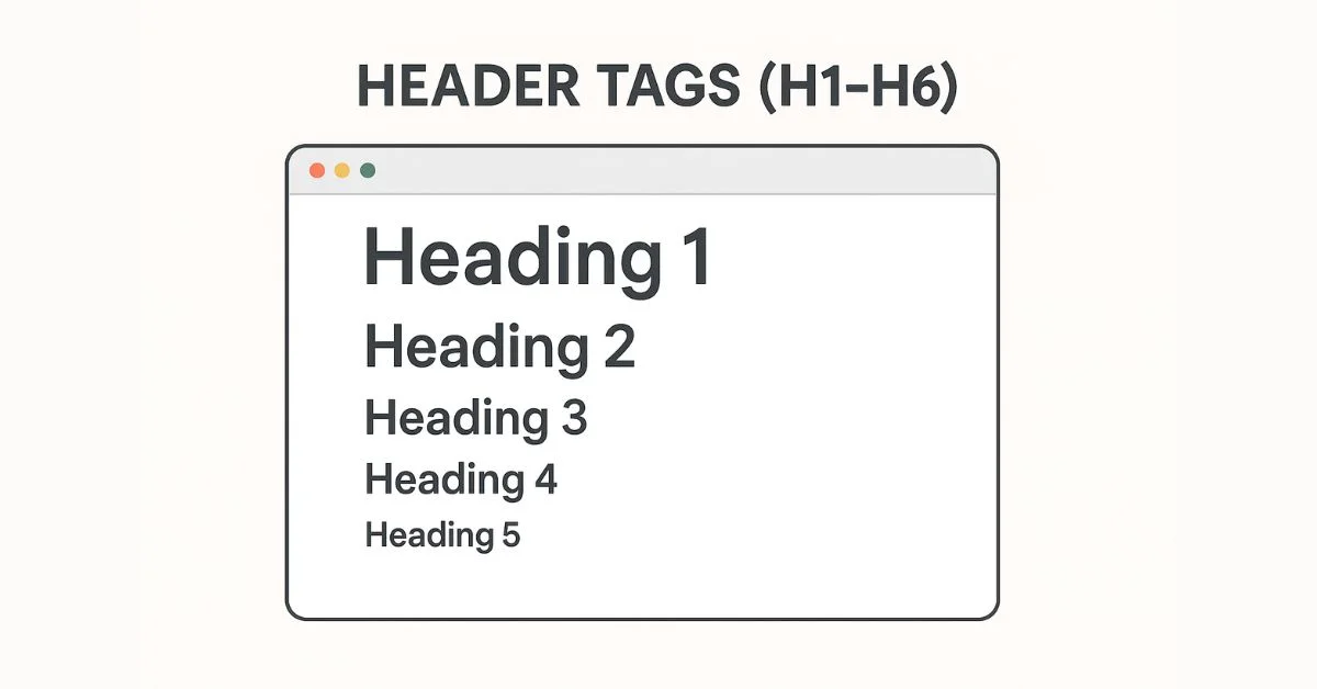Header-Tags-H1 to H6